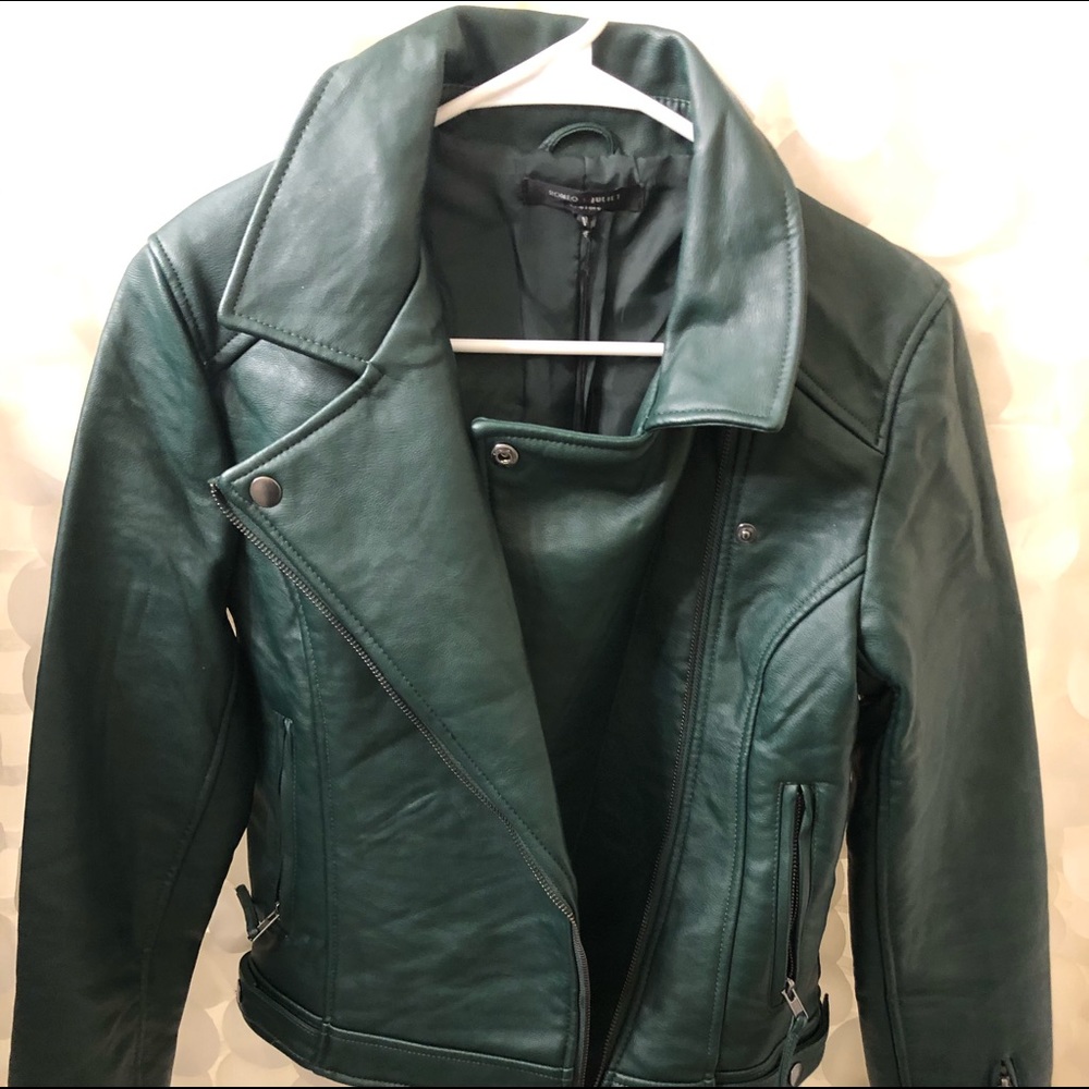 Romeo and Juliet Faux Leather Jacket